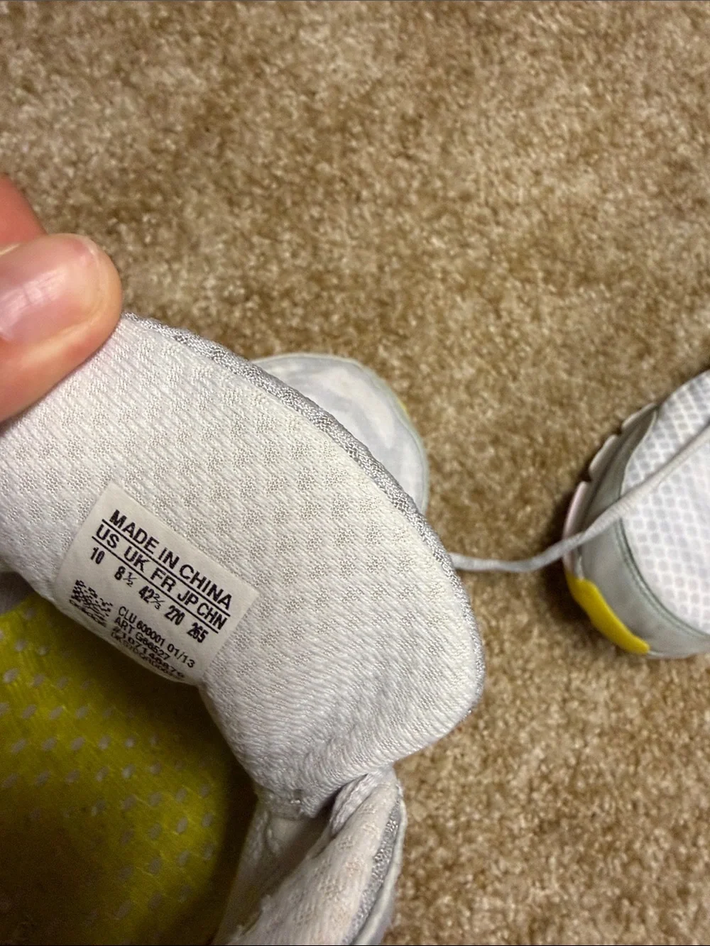 adidas light gray